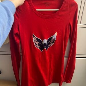 Red Long Sleeve Kids Shirt